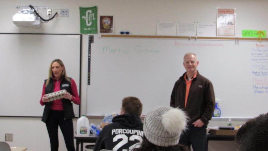 Martin Grohman and Co. Visit B.H.S. 